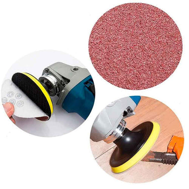 disco de velcro para pulidora de 4.5 pulgadas